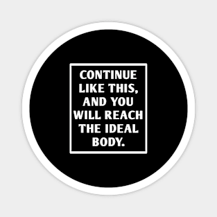 Gym Motivation Magnet